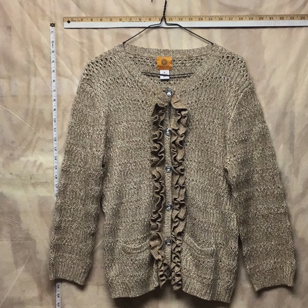 Women’s button down sweater.